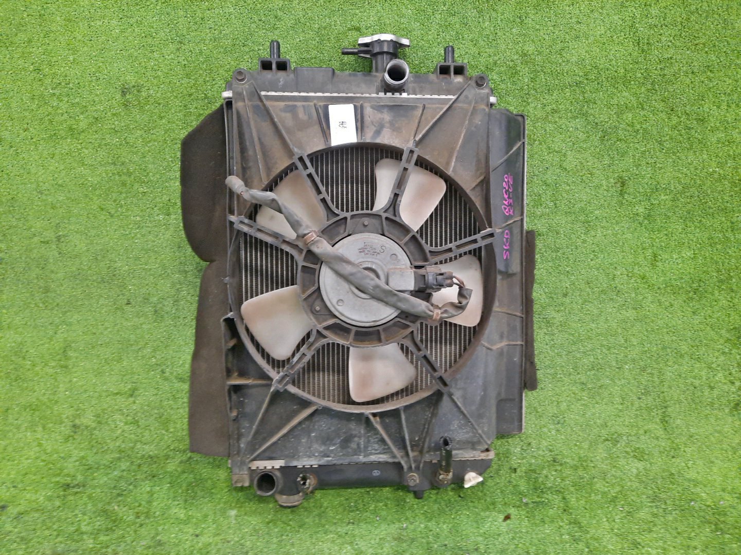 Радиатор основной TOYOTA BB QNC20, QNC21, QNC25 K3-VE 6146 2 ракурс
