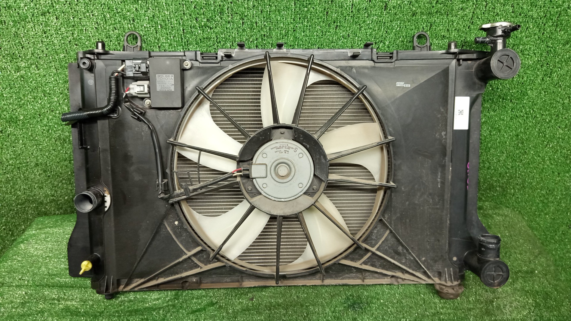 Радиатор основной TOYOTA AXIO, COROLLA FIELDER, COROLLA  AXIO, FIELDER NZE141, NZE144, ZRE142, ZRE144, ZRE144G, ZRE142G, NZE144G, NZE141G 1NZ-FE, 2ZR-FE, 2ZR-FAE 6505 1 ракурс