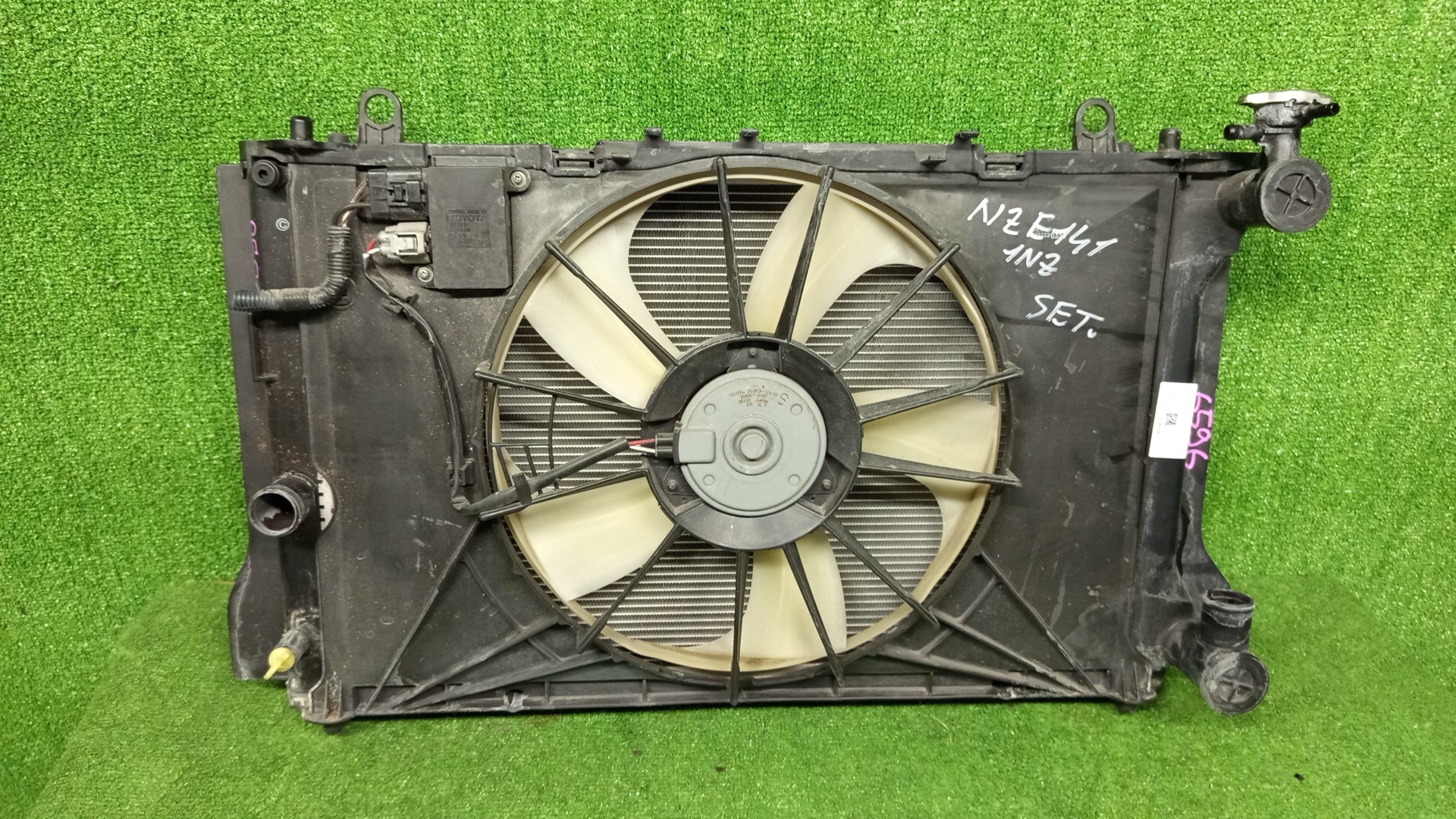 Радиатор основной TOYOTA AXIO, COROLLA FIELDER, COROLLA  AXIO, FIELDER NZE141, NZE144, ZRE142, ZRE144, ZRE144G, ZRE142G, NZE144G, NZE141G 1NZ-FE, 2ZR-FE, 2ZR-FAE 6596 1 ракурс