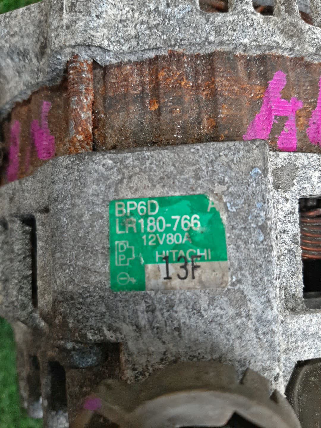 Генератор MAZDA ROADSTER NB6C B6 LR180-766 3 ракурс