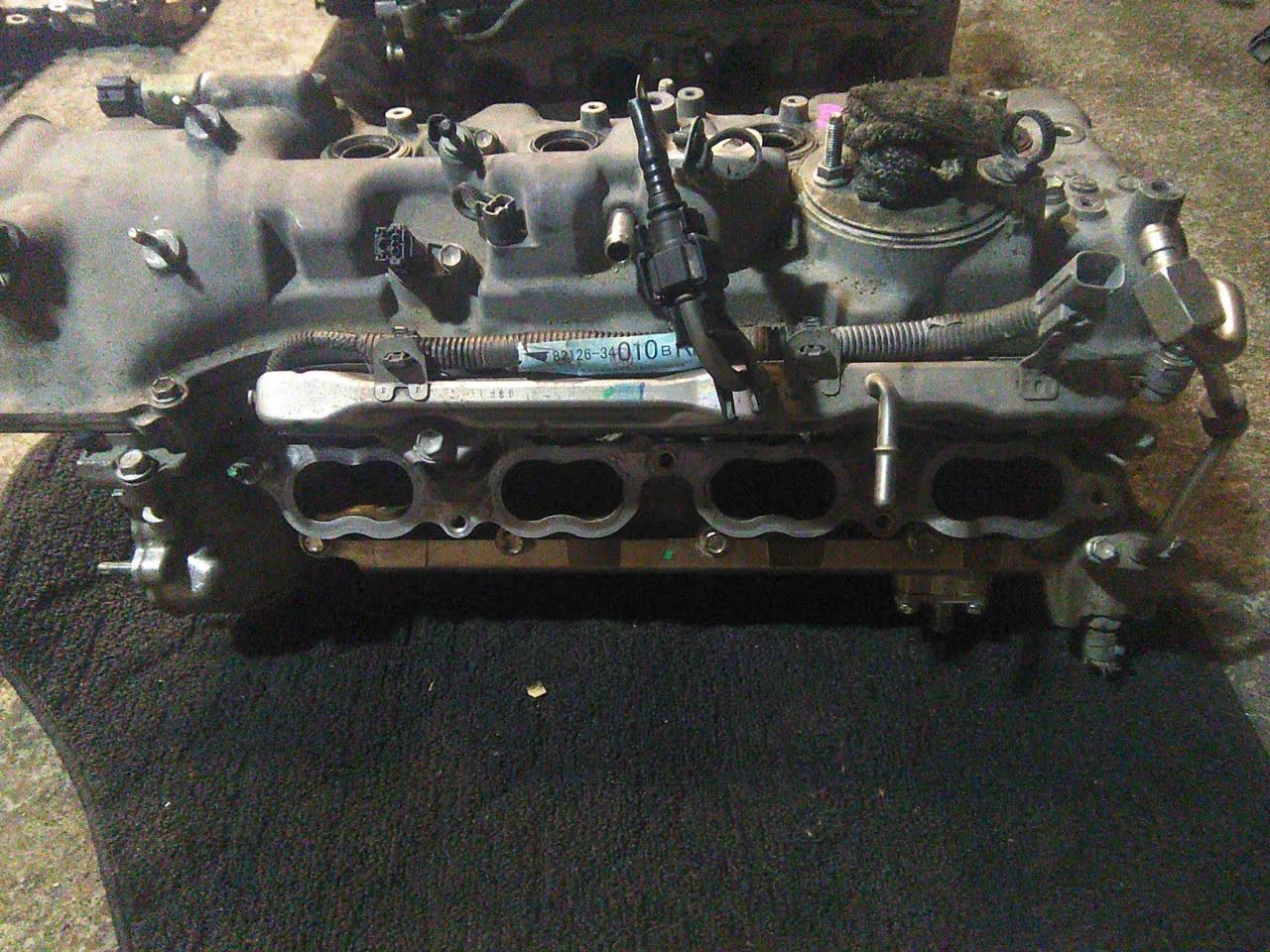Головка блока правая LEXUS LS460 USF40 1UR-FSE 2 ракурс