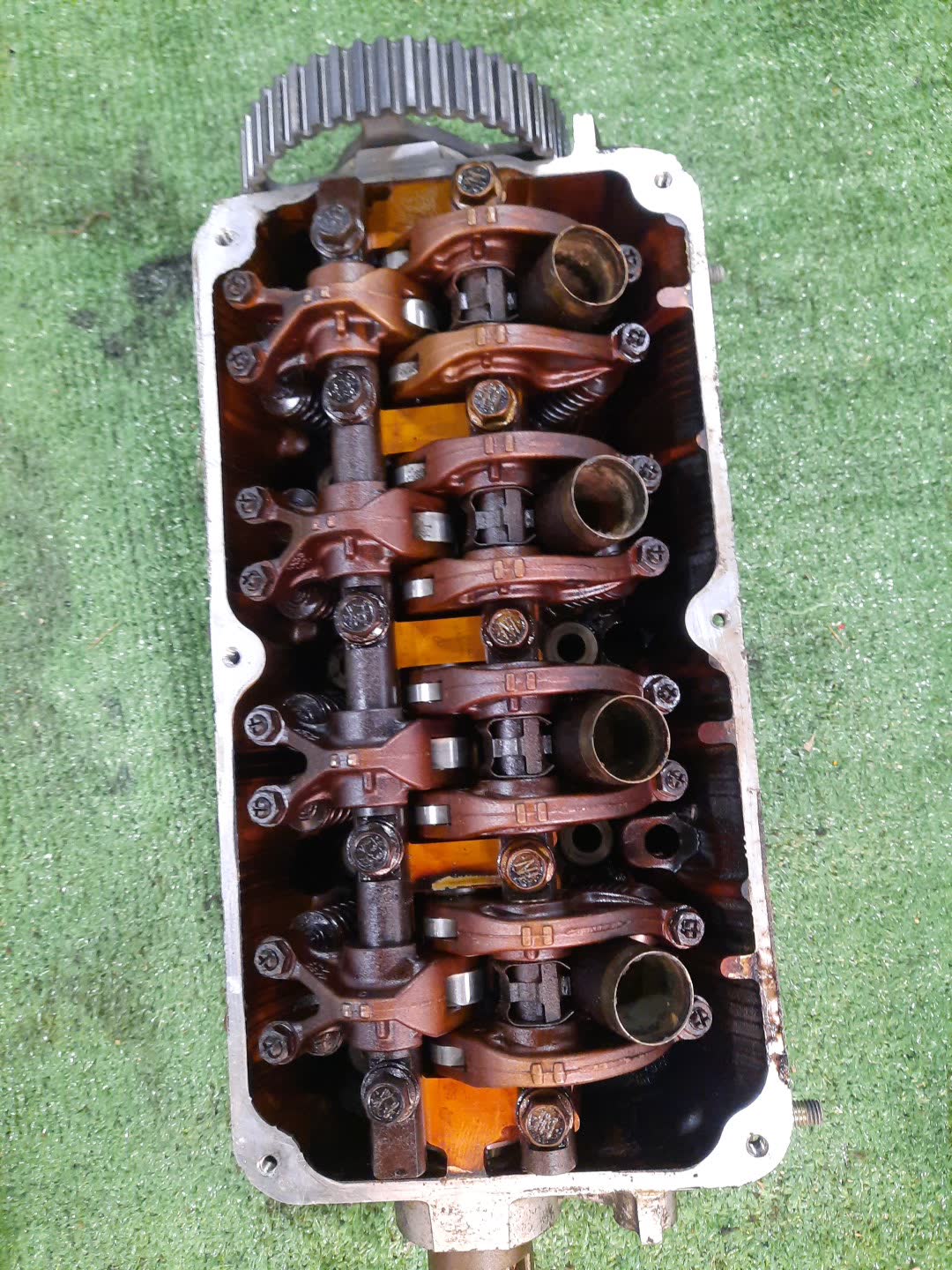 Головка блока MITSUBISHI PAJERO MINI H58A 4A30T 5 ракурс
