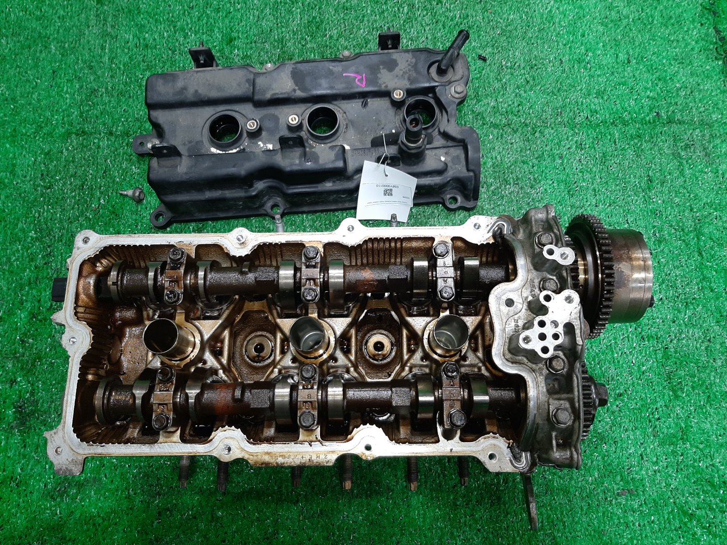 Головка блока правая NISSAN MURANO PNZ50 VQ35DE 1 ракурс Головка блока правая NISSAN MURANO PNZ50 VQ35DE 1 ракурс