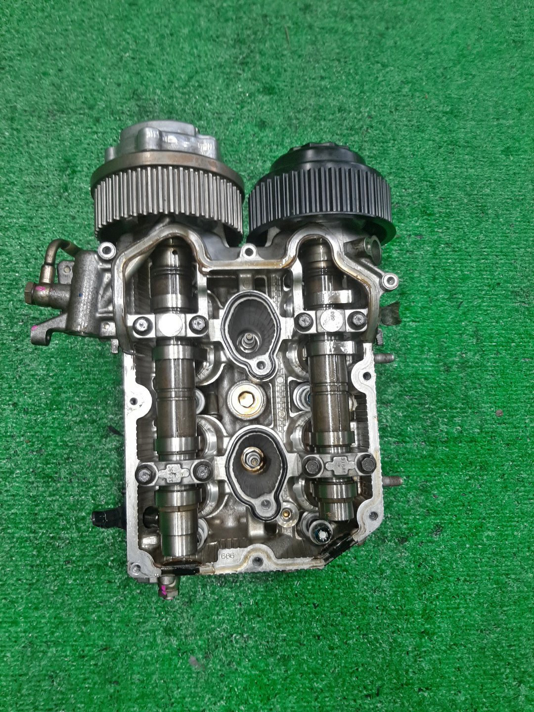 Головка блока правая SUBARU LEGACY BL5 EJ204 3 ракурс