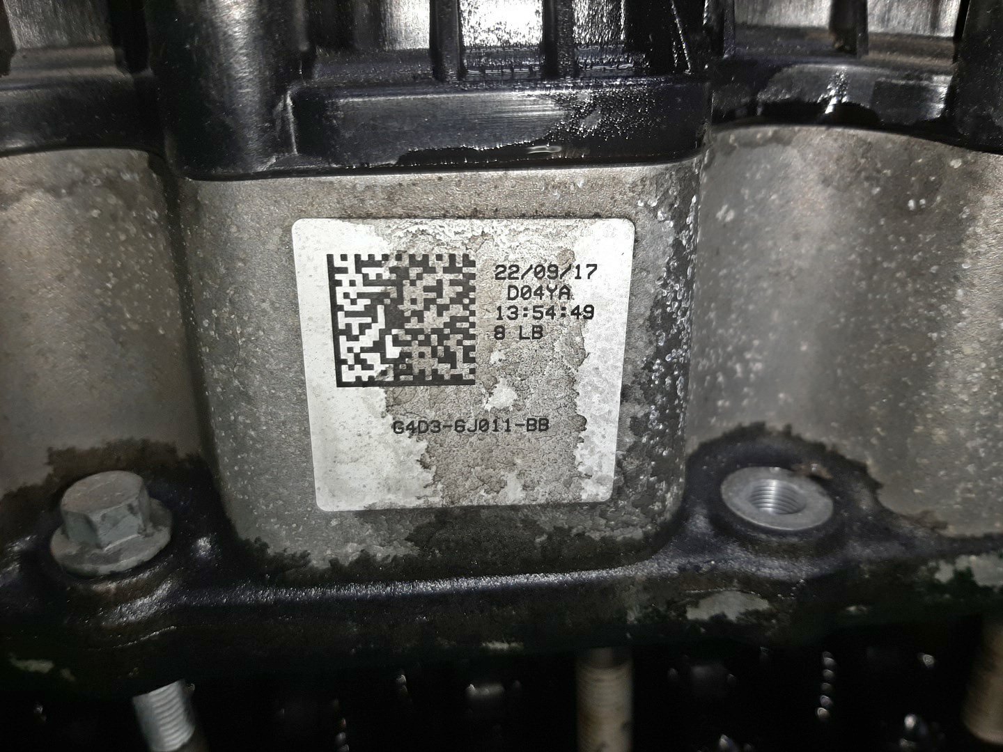 Головка блока LAND ROVER RANGE ROVER EVOQUE L538 204DTD G4D3-6J011-BB 3 ракурс