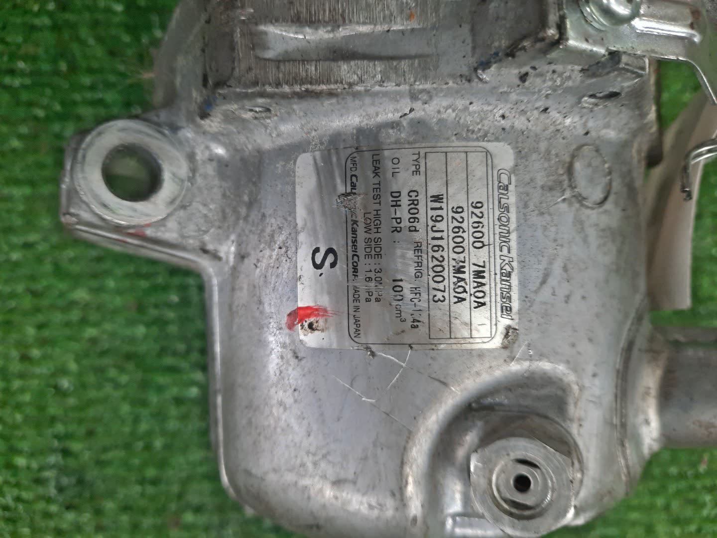 Компрессор кондиционера NISSAN DAYZ B44W BR06DE 92600 7MA0A 2 ракурс