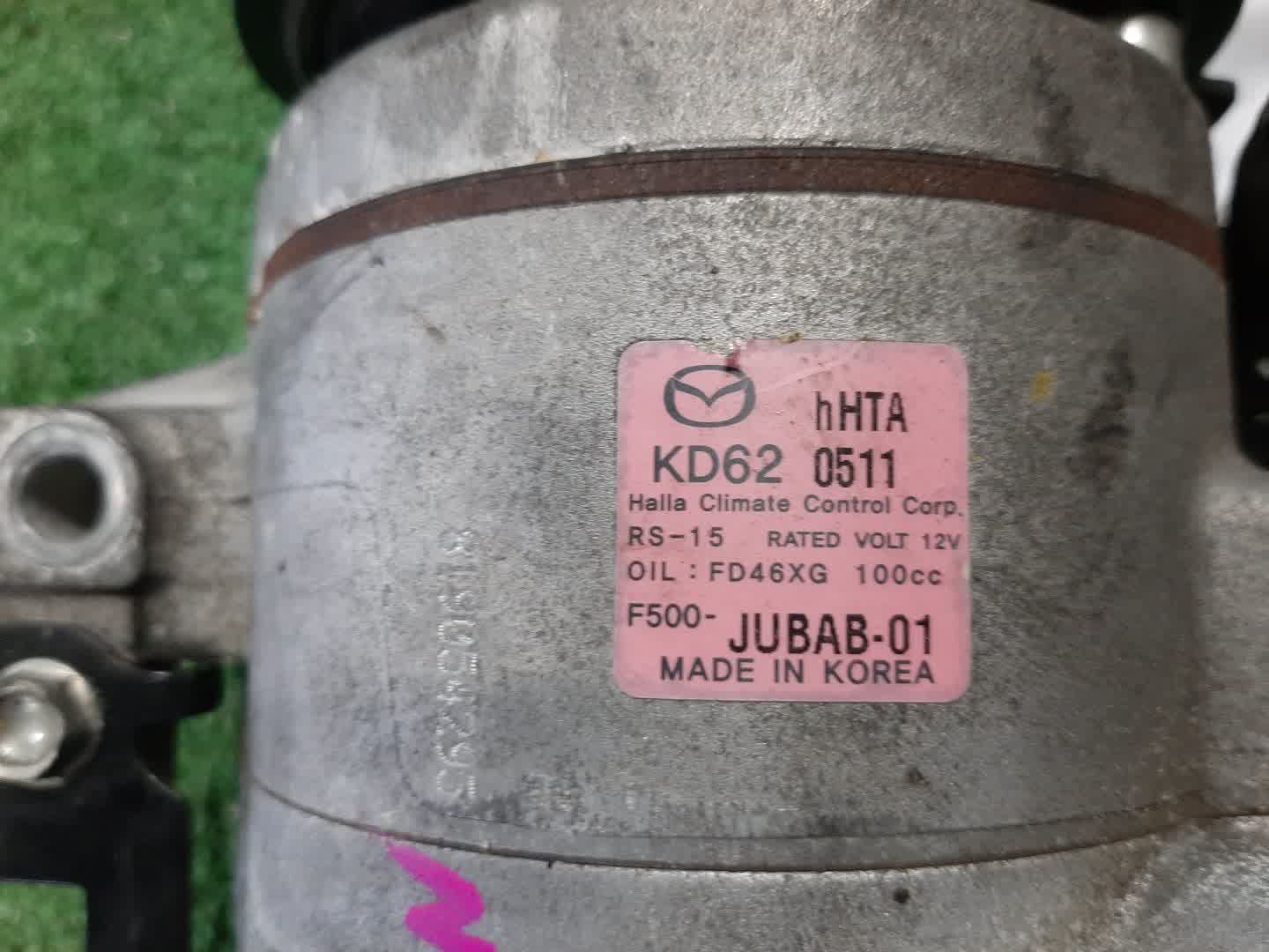Компрессор кондиционера MAZDA CX-5 KE2FW SH-VPTS F500JUBAB00 5 ракурс
