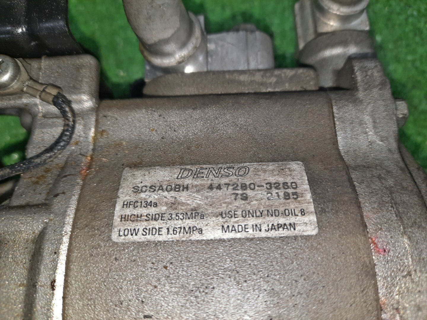 Компрессор кондиционера SUBARU LEGACY BN9 FB25 447280-3280 2 ракурс