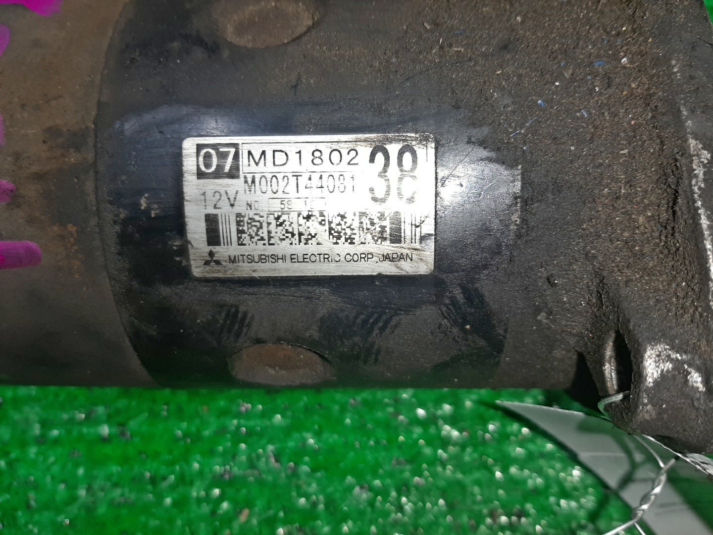 Стартер MITSUBISHI PAJERO MINI H58A 4A30T M002T44081 2 ракурс