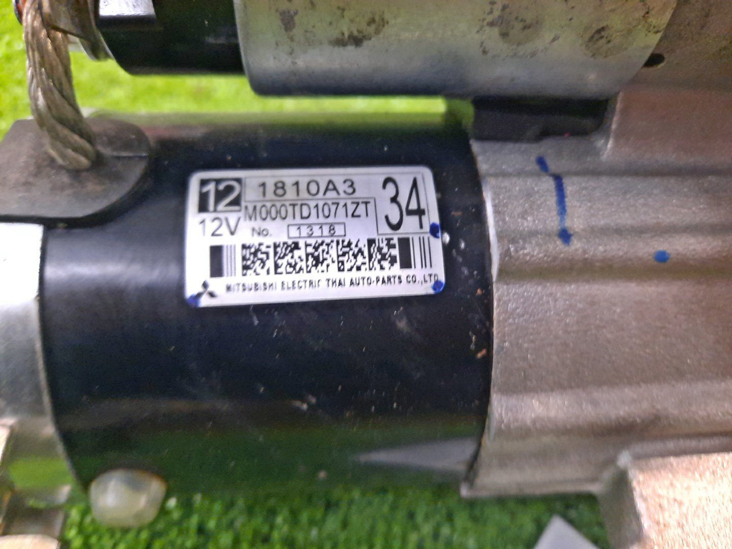 Стартер MITSUBISHI MIRAGE A03A 3A92 1810A3 3 ракурс