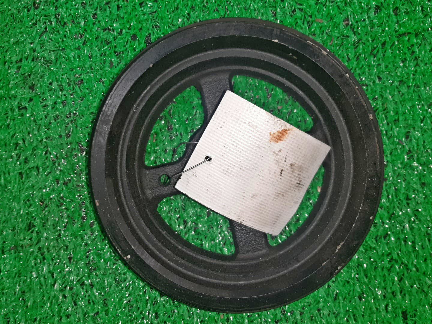 Шкив коленвала TOYOTA COROLLA FIELDER NZE124G 1NZ-FE 5 ракурс
