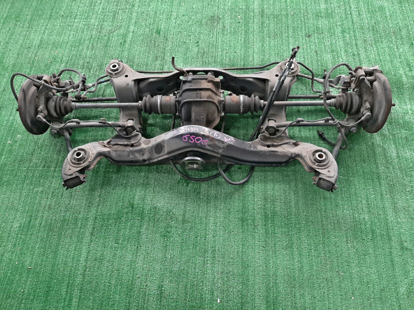 Балка задняя NISSAN RASHEEN RFNB14 GA15DE 6506 1 ракурс