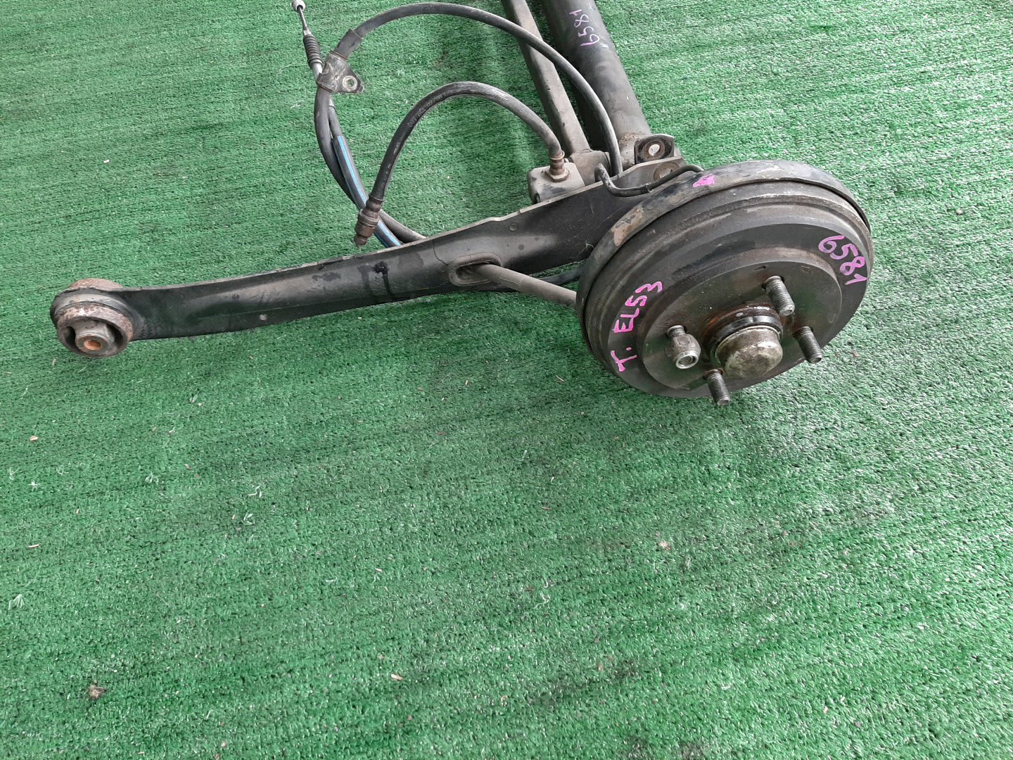 Балка задняя TOYOTA CORSA, TERCEL, COROLLA II, CYNOS EL51, EL53, EL52 4E-FE, 5E-FE, 5E-FHE 6581 3 ракурс