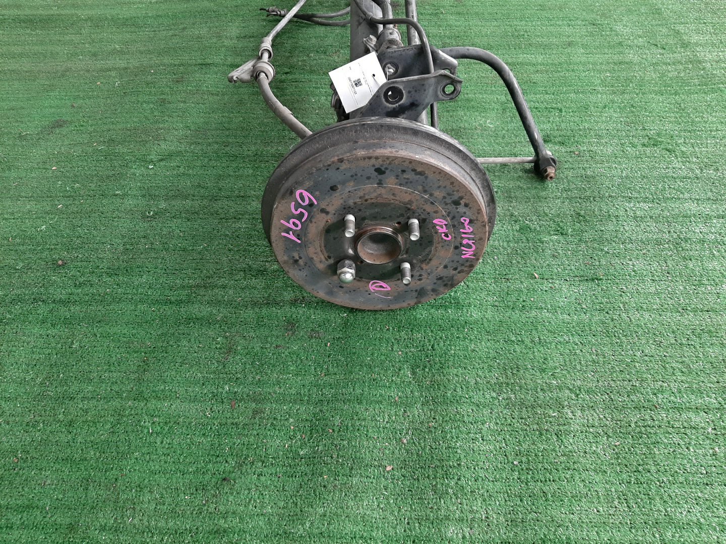 Балка задняя TOYOTA PROBOX NCP160V 1NZ-FE 6591 3 ракурс