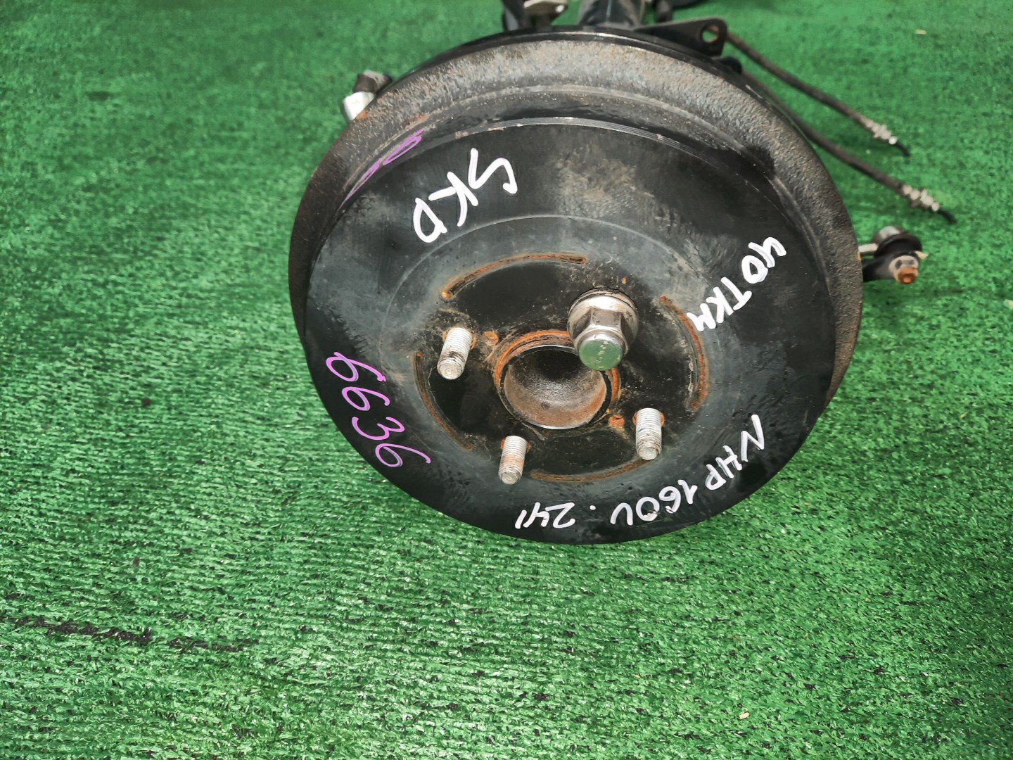 Балка задняя TOYOTA PROBOX NHP160V 1NZ-FXE 6636 3 ракурс
