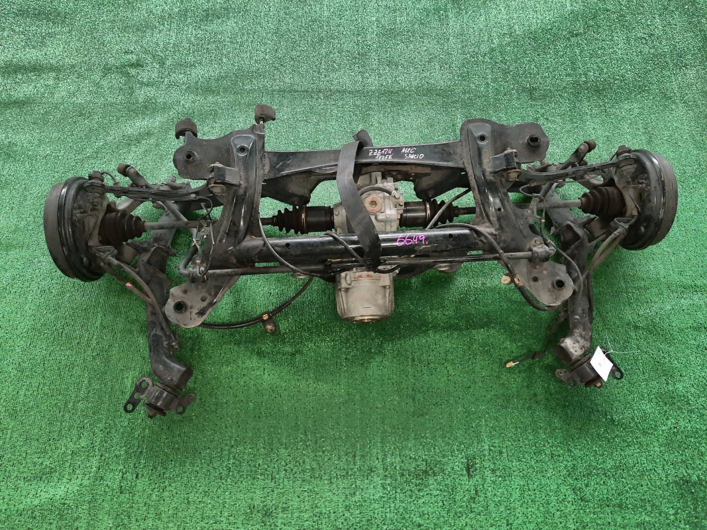 Балка задняя TOYOTA COROLLA ZZE124 1ZZ-FE 6649 1 ракурс