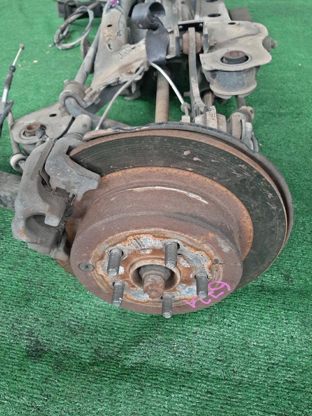 Балка задняя TOYOTA CALDINA ST246W 3S-GTE 6721 3 ракурс