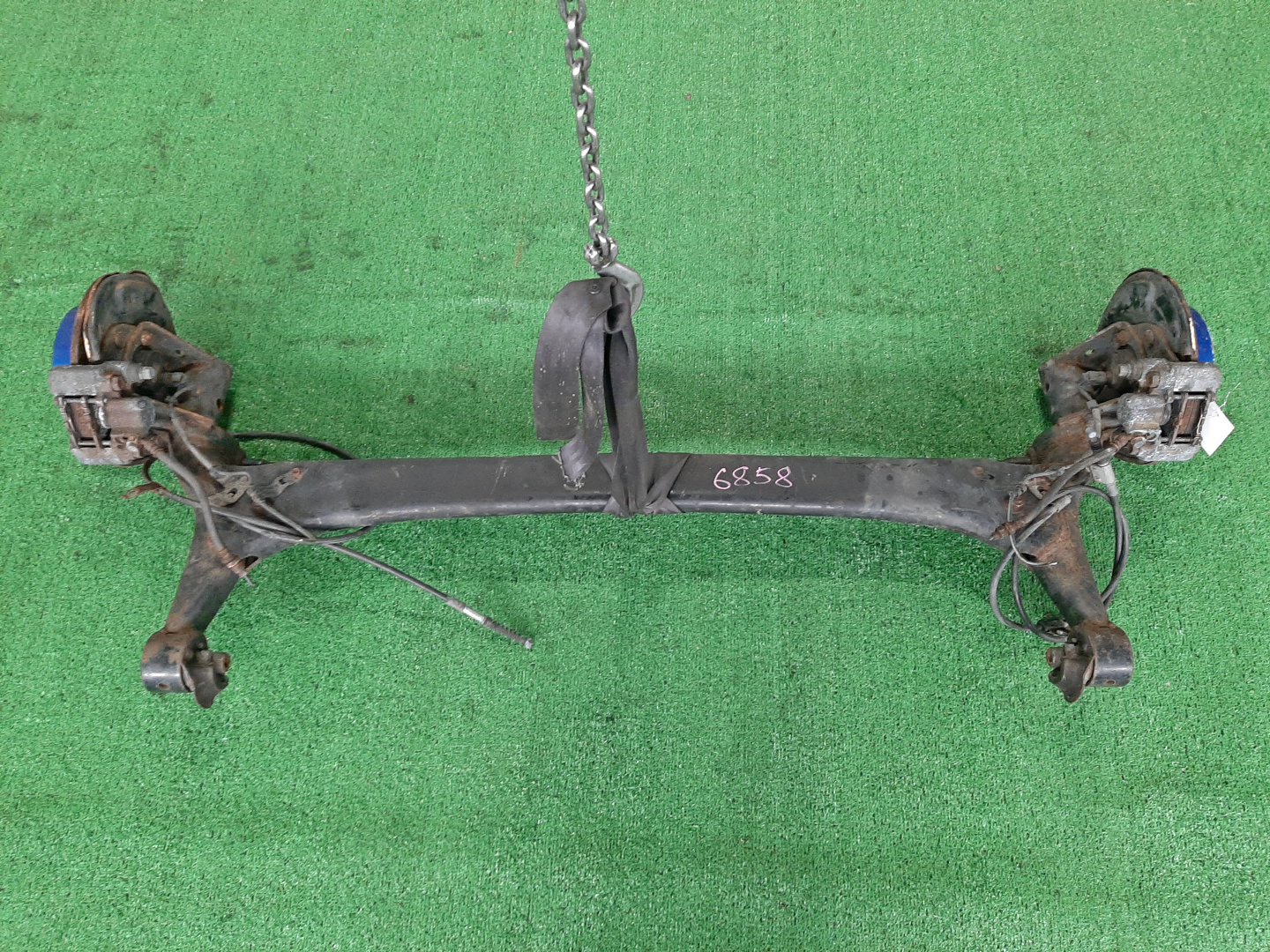 Балка задняя TOYOTA WILL VS ZZE128 2ZZ-GE 6858 1 ракурс