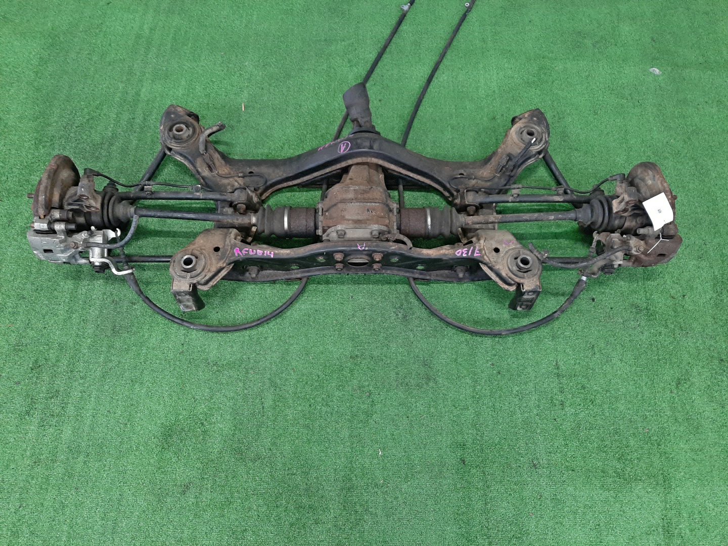 Балка задняя NISSAN RASHEEN RFNB14 GA15DE 7130 2 ракурс