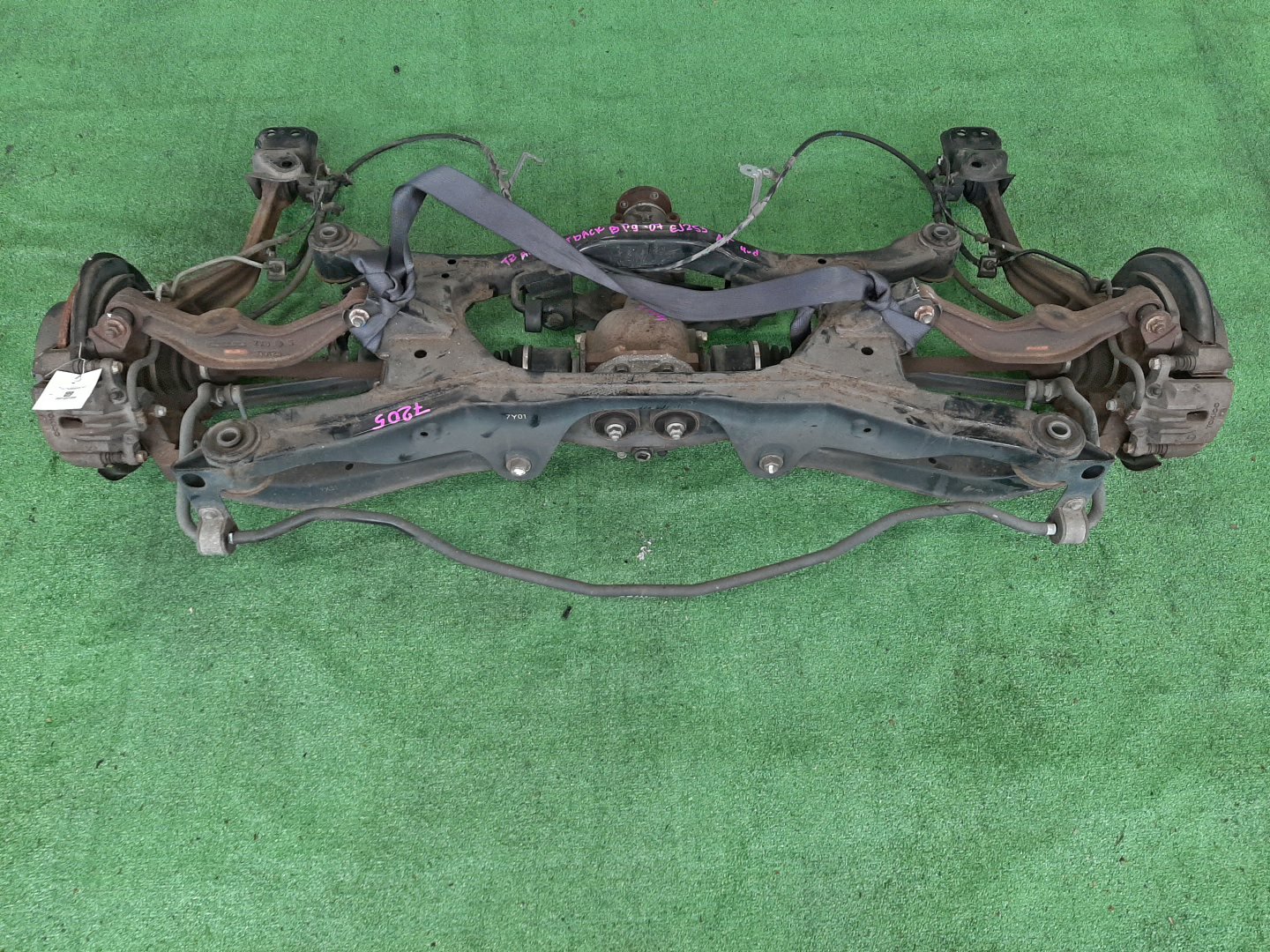 Балка задняя SUBARU OUTBACK BP9 EJ25E 7205 2 ракурс