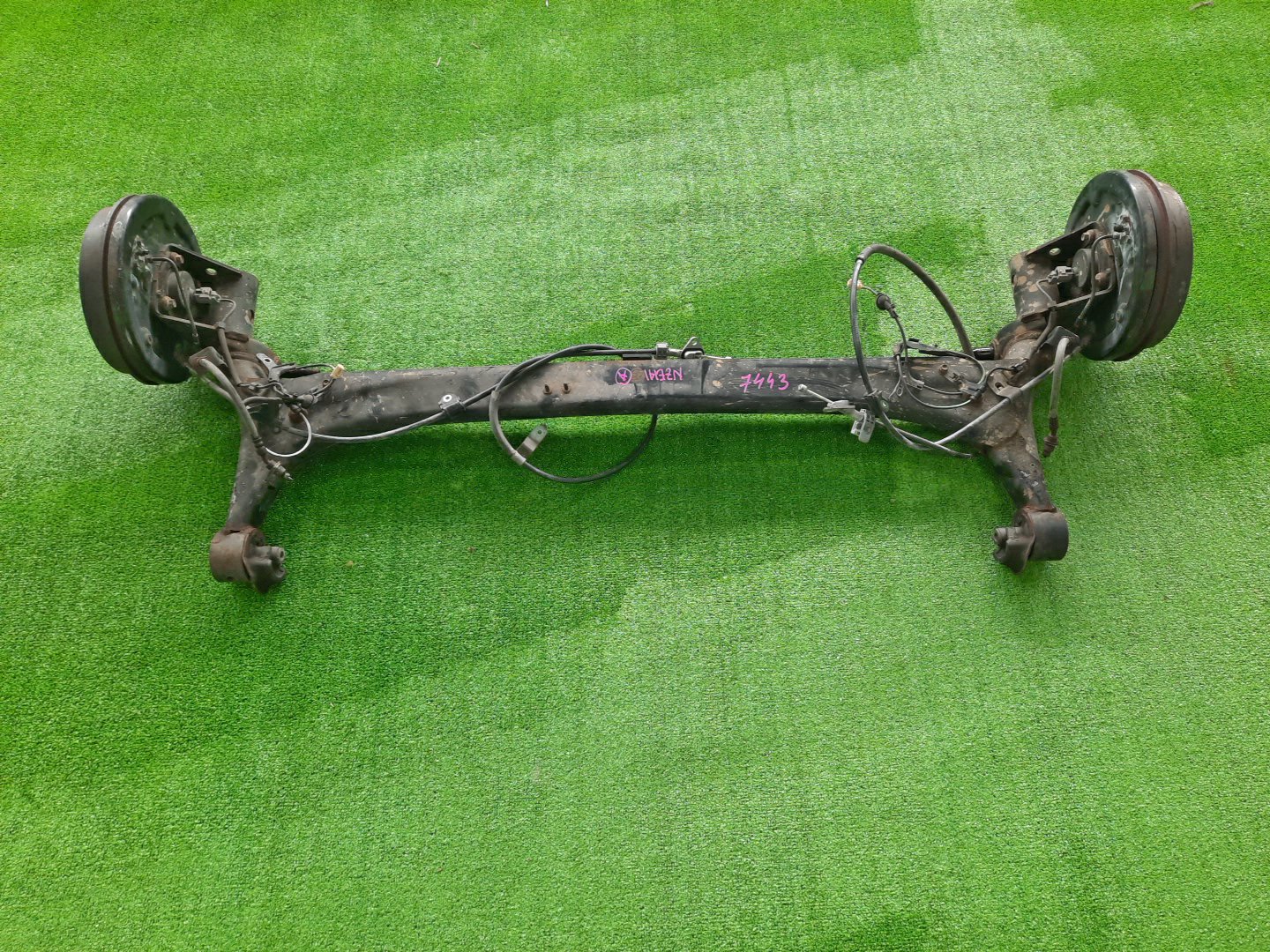 Балка задняя TOYOTA COROLLA FIELDER NZE141G 1NZ-FE 7443 2 ракурс