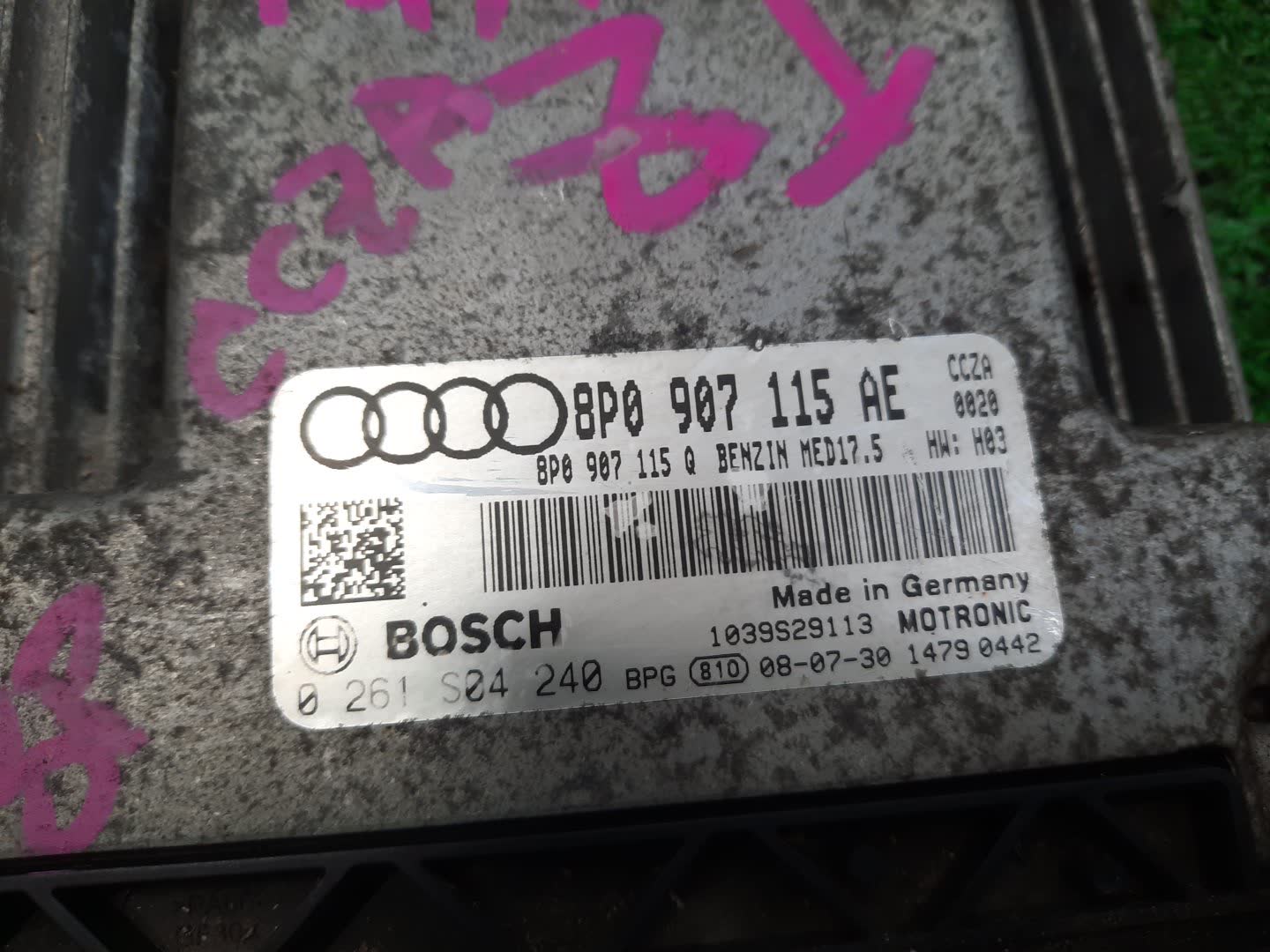  AUDI A3 8PA CCZA 8P0907115AE 2 ракурс