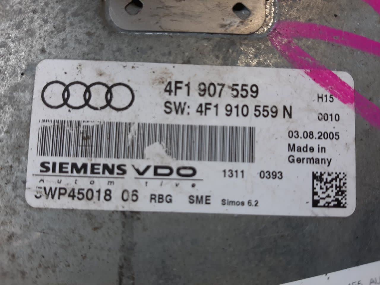  AUDI A6 4F5 AUK 4F1907559 2 ракурс