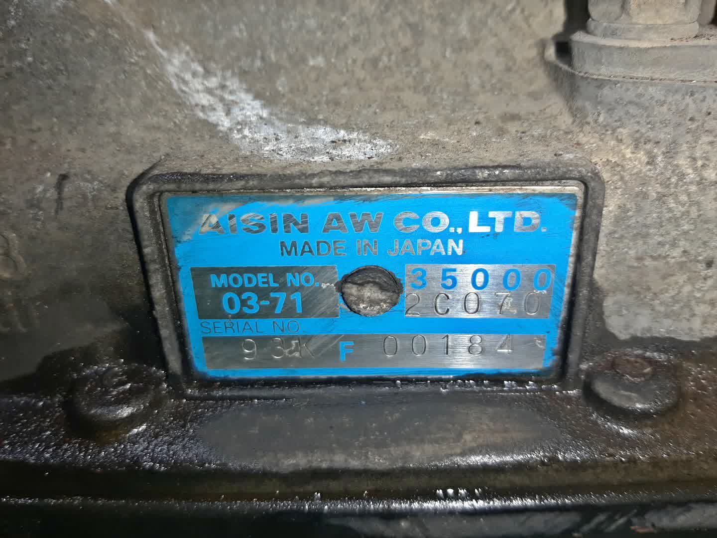 АКПП TOYOTA CHASER LX90 2L-TE 03-71 35000-23070 4 ракурс