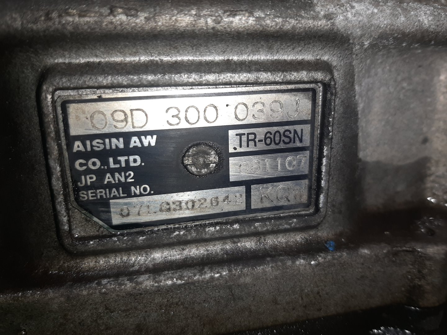 АКПП PORSCHE CAYENNE 957 M48.01 09D300039J 5 ракурс