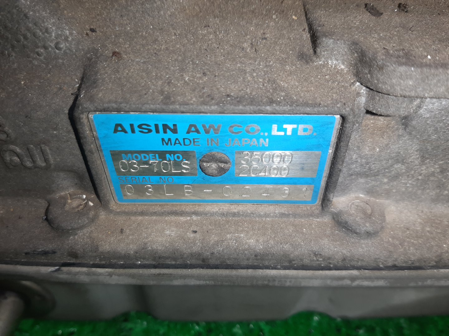 АКПП TOYOTA MARK II BLIT, VEROSSA, MARK II GX110W, GX110 1G-FE BEAMS, 03-70LS, 35000-2C400 4 ракурс