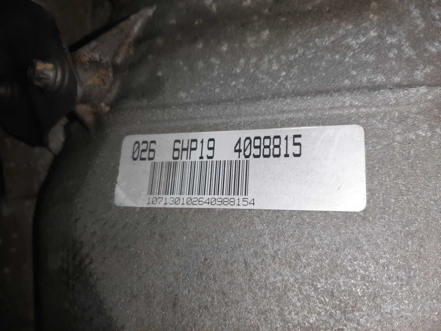 АКПП BMW 5-Series, 3-Series, 530i, 330i, 323i, 325i, 525i E61, E60, E90, E91 N52B30AF, N52B30A, N52B25AE, N52B25A, M54B25, 306S3, N52B25AF, 256S5, M54B30 7545012, 6HP19 4 ракурс
