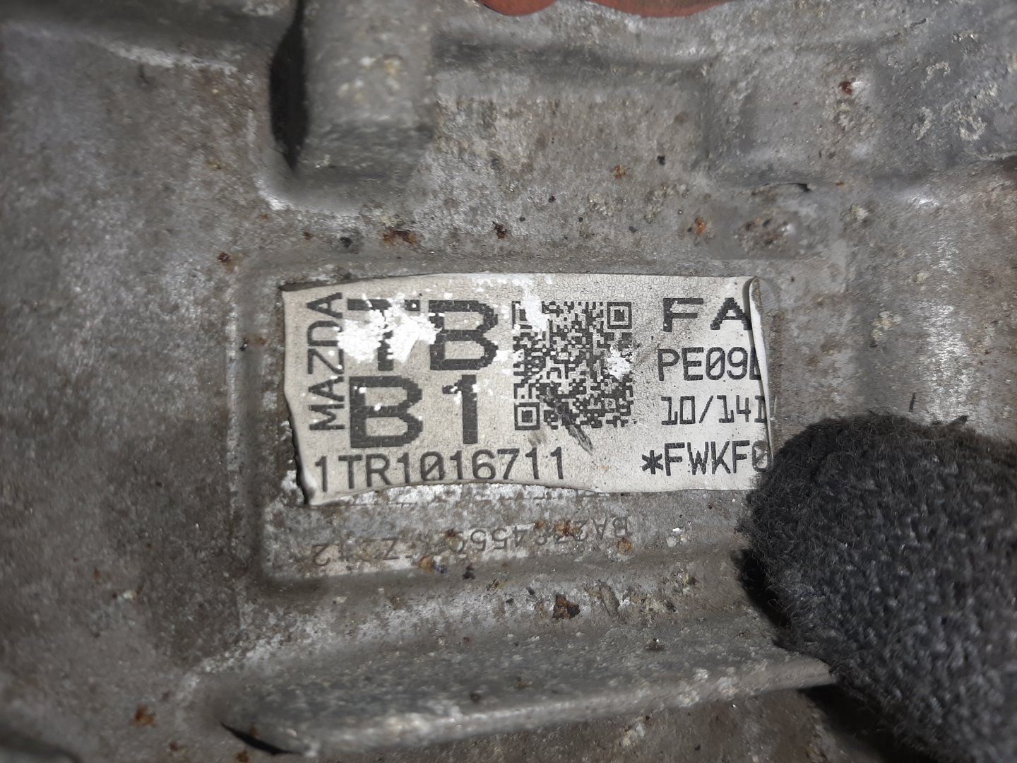 АКПП MAZDA PREMACY, AXELA, LAFESTA CWFFW, BLFFP, BLFFW, CWFFWN PE-VPS 2WD, 1 PODDON 5 ракурс