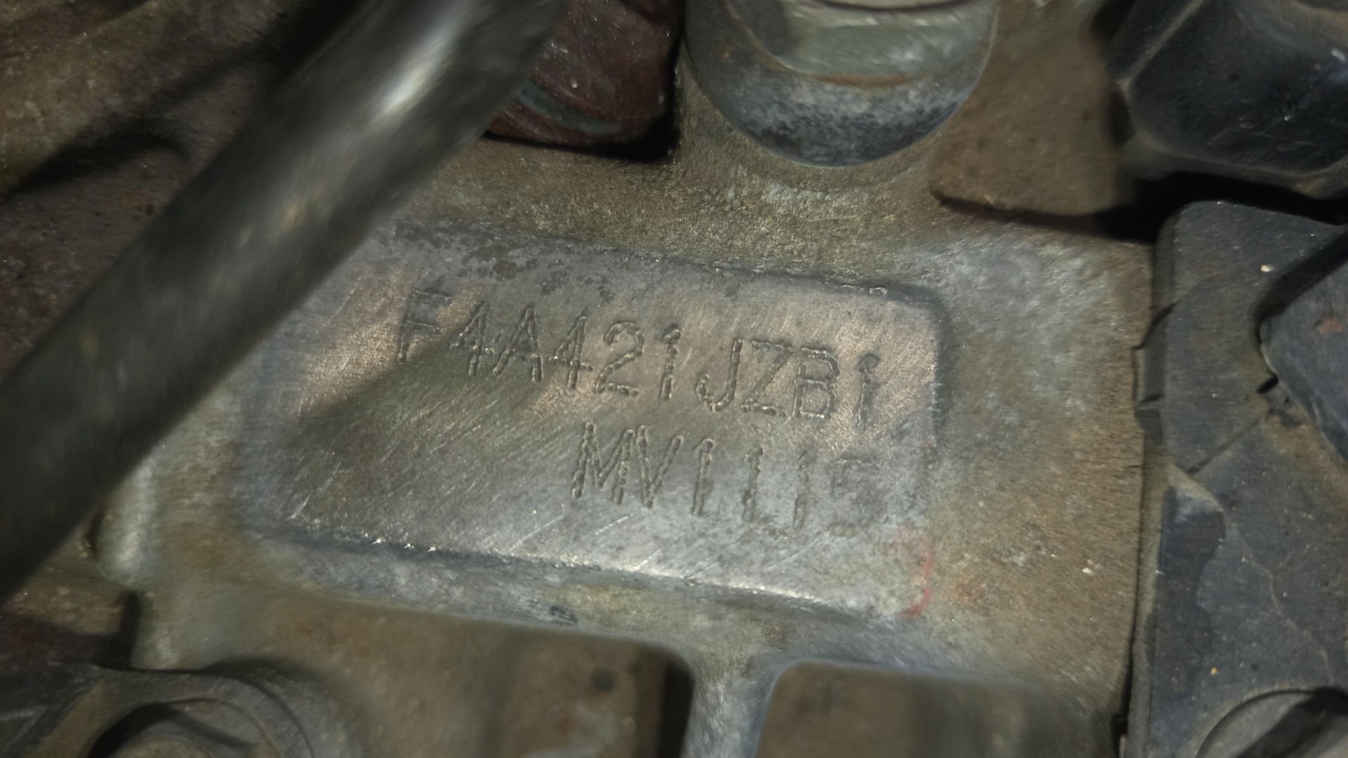 АКПП MITSUBISHI DION CR9W 4G63 F4A421JZB1 5 ракурс