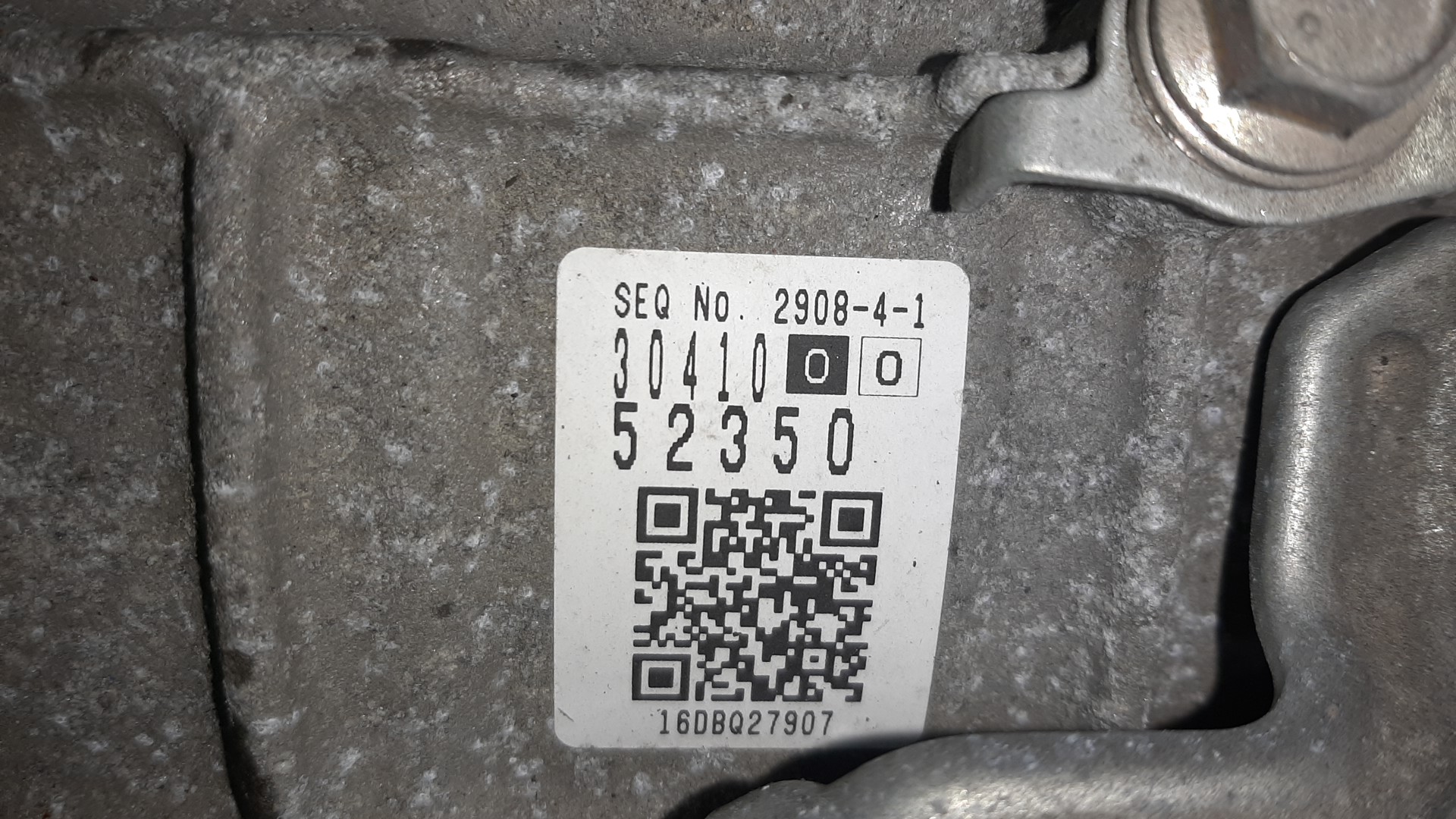 АКПП TOYOTA PROBOX, COROLLA FIELDER, RACTIS, PORTE, SUCCEED, SPADE, TREZIA, COROLLA  AXIO NCP160V, NZE161G, NCP120, NCP141, NZE161 1NZ-FE K312-08A 5 ракурс