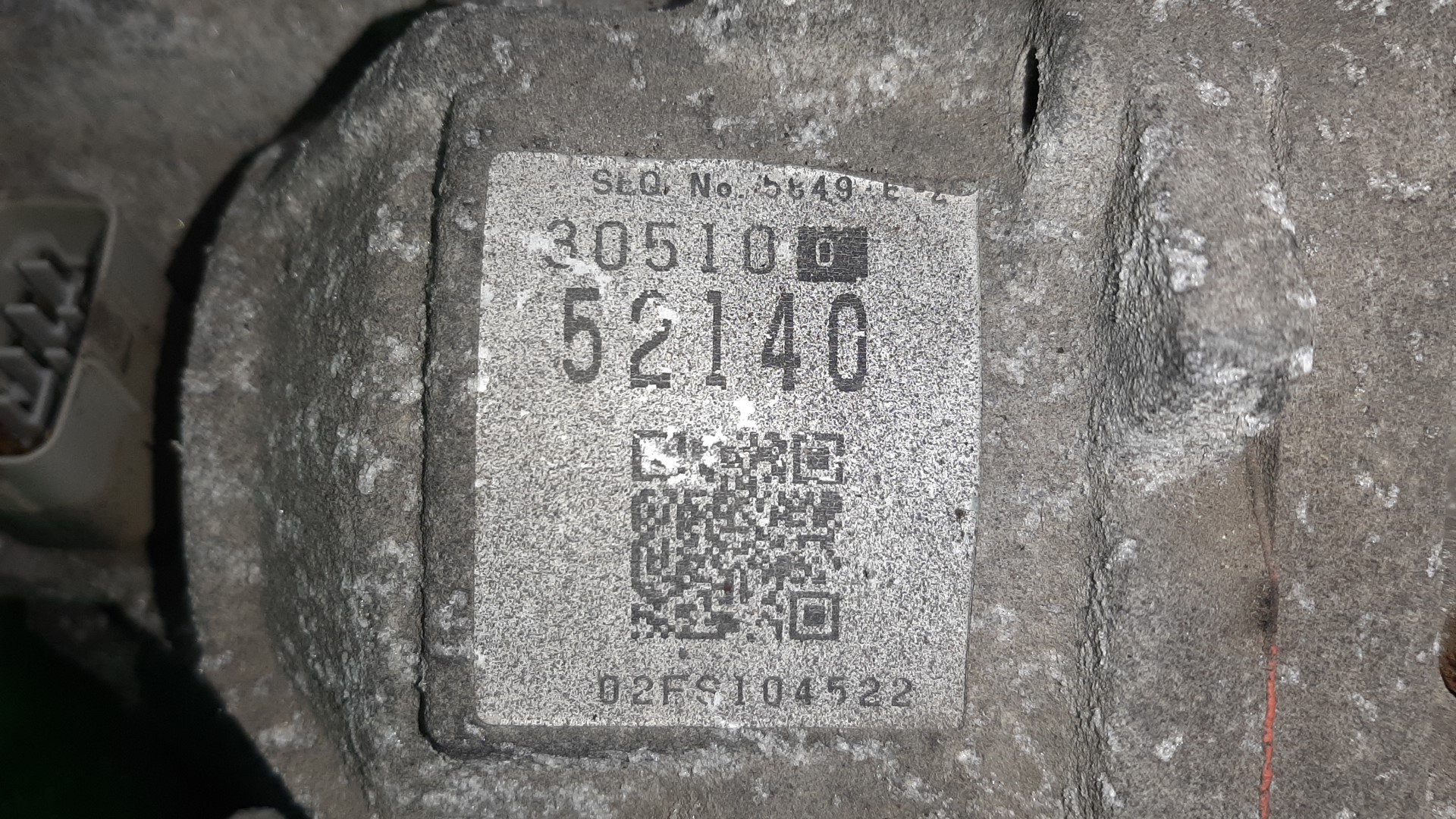 АКПП TOYOTA FUNCARGO, IST, VITZ, WILL VI, BB, PORTE, WILL CYPHA NCP20, NCP60, NCP10, NCP19, NCP30, NNP10, NCP70 2NZ-FE U441E-01A, 30510-52140 5 ракурс