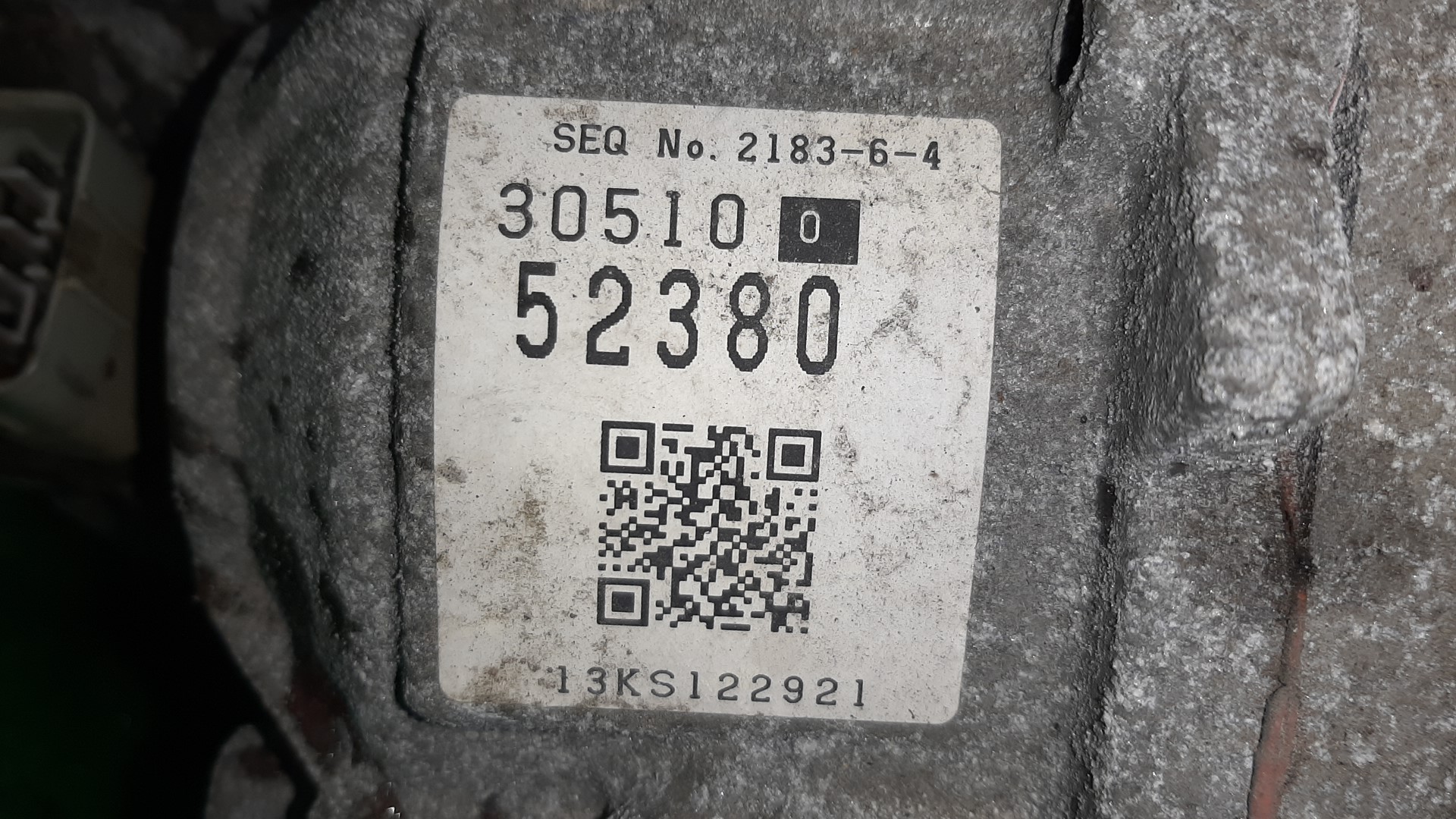 АКПП TOYOTA PROBOX NCP50V 2NZ-FE U441E-04A, 30510-52380 5 ракурс