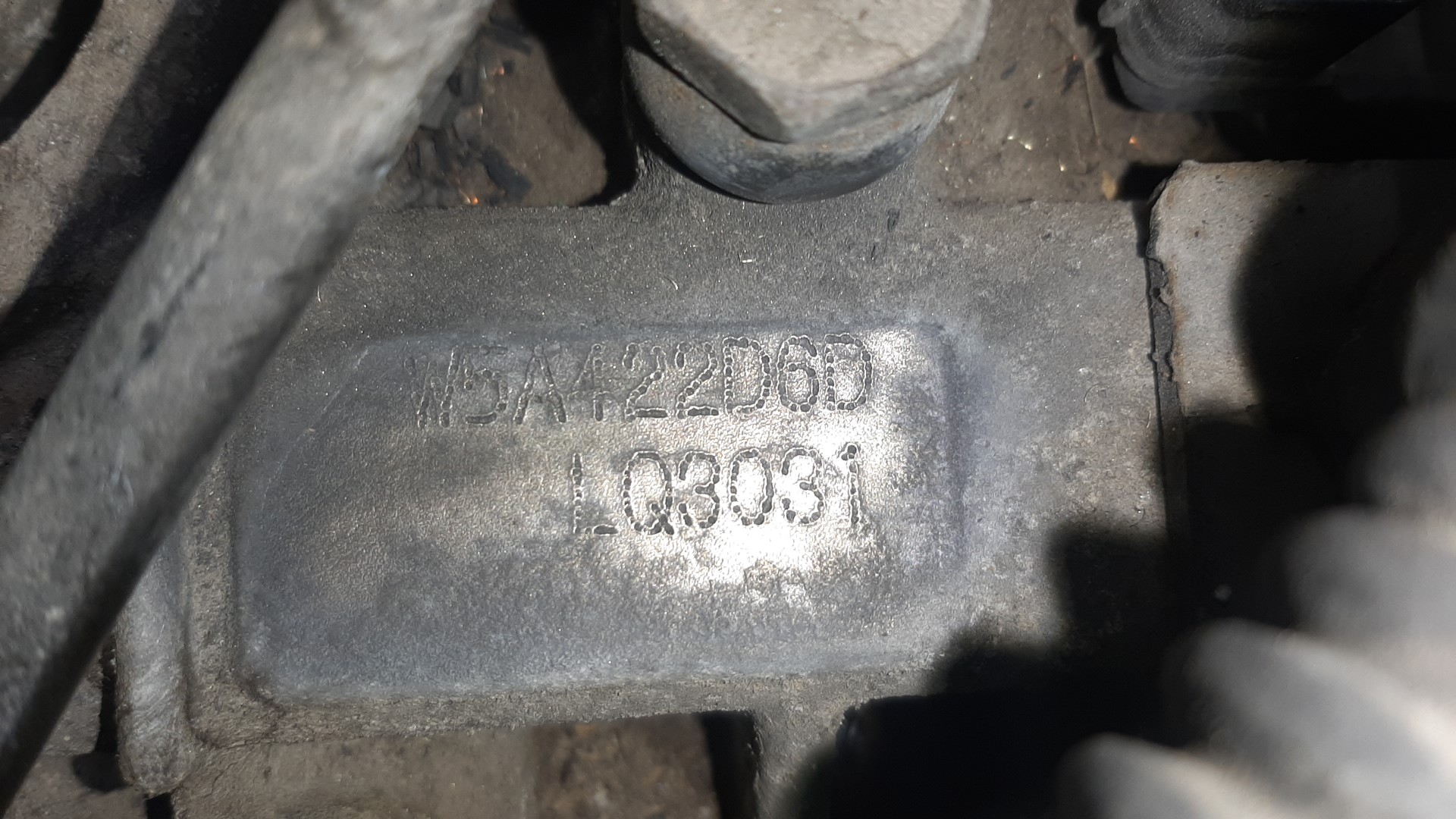 АКПП MITSUBISHI LEGNUM EC3W 4G64 W5A422D6D 5 ракурс