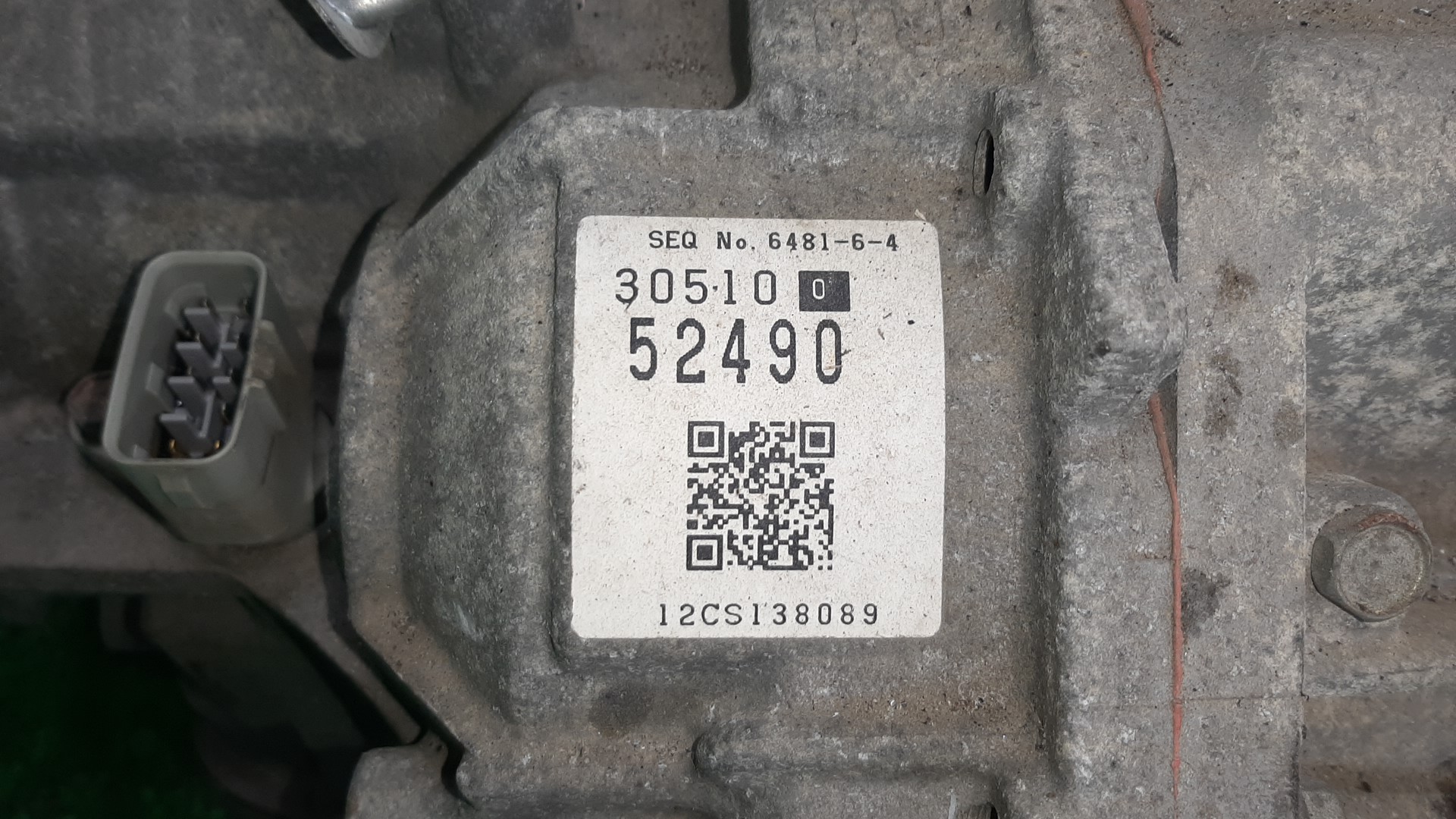 АКПП TOYOTA FUNCARGO, IST, VITZ, WILL VI, BB, PORTE, WILL CYPHA NCP20, NCP60, NCP10, NCP19, NCP30, NNP10, NCP70 2NZ-FE U441E-03A, 30510-52490 5 ракурс