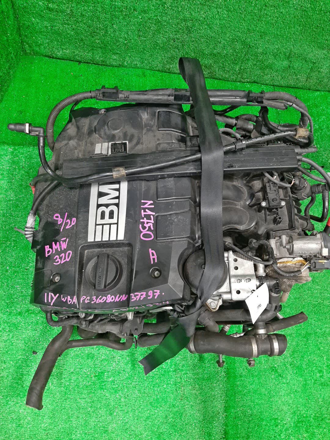 Двигатель BMW 3-Series, 1-Series, 120i, 320i, 318i E90, E91, E93, E92, E87, E88, E82, E81 N43B20AA, N43B20A A842I934 1 ракурс