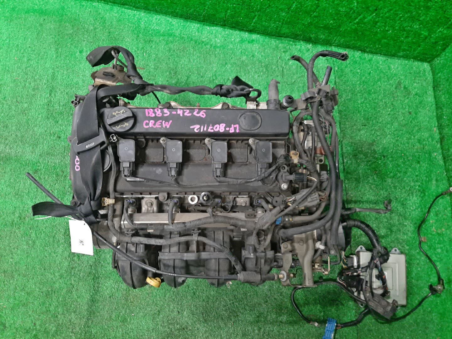 Двигатель MAZDA PREMACY, AXELA CREW, BKEP LF-DE 1MOD 1 ракурс