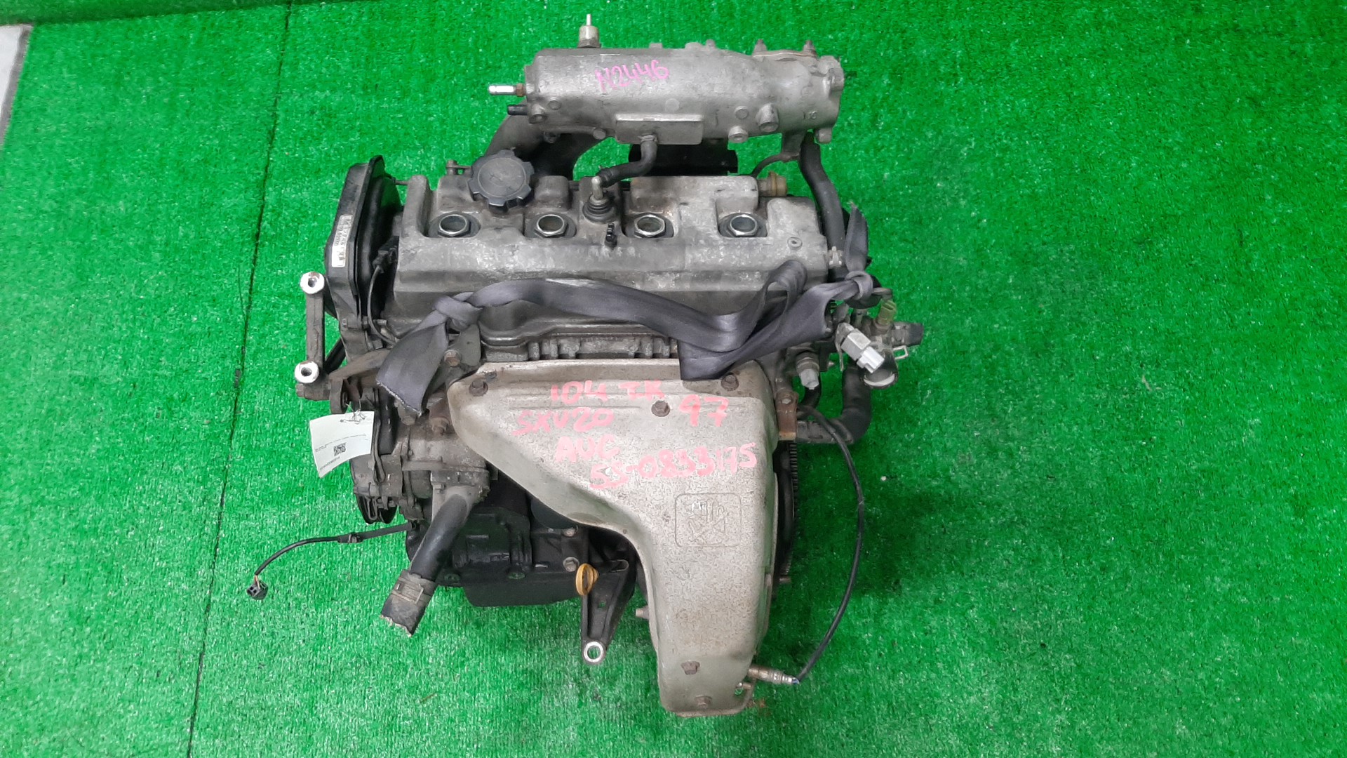 Двигатель TOYOTA MARK II QUALIS, CAMRY GRACIA SXV20W 5S-FE KAT 1 ракурс