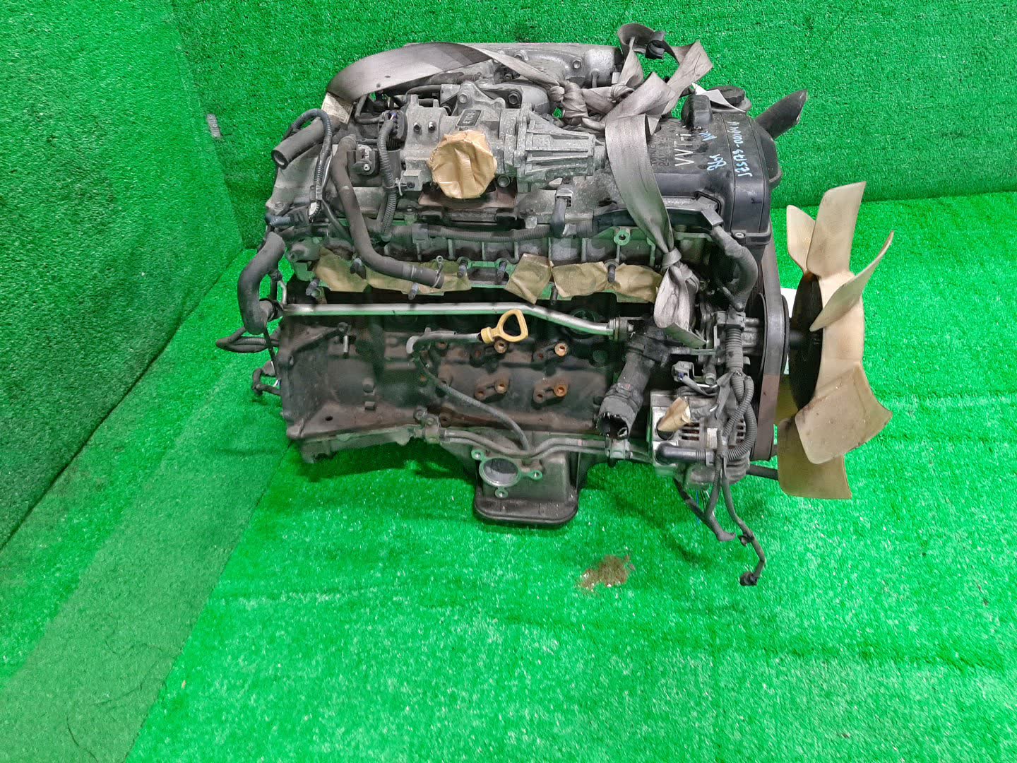 Двигатель TOYOTA CROWN JZS173 1JZ-GE VVTI 3 ракурс