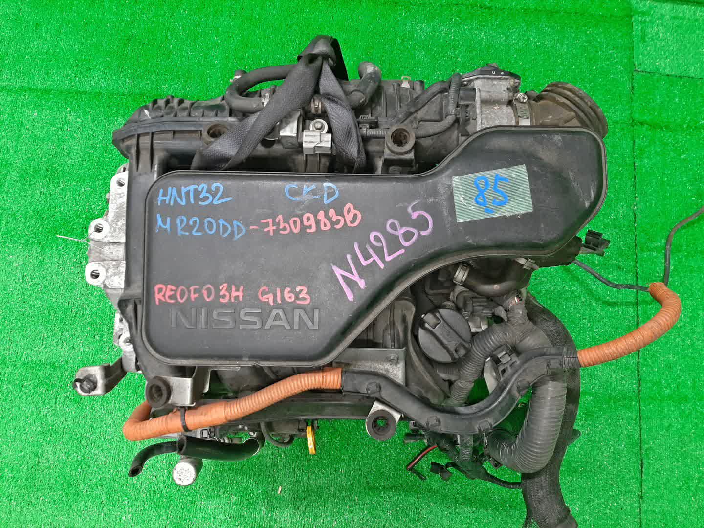 Двигатель NISSAN X-TRAIL HNT32 MR20DD 730983B 1 ракурс