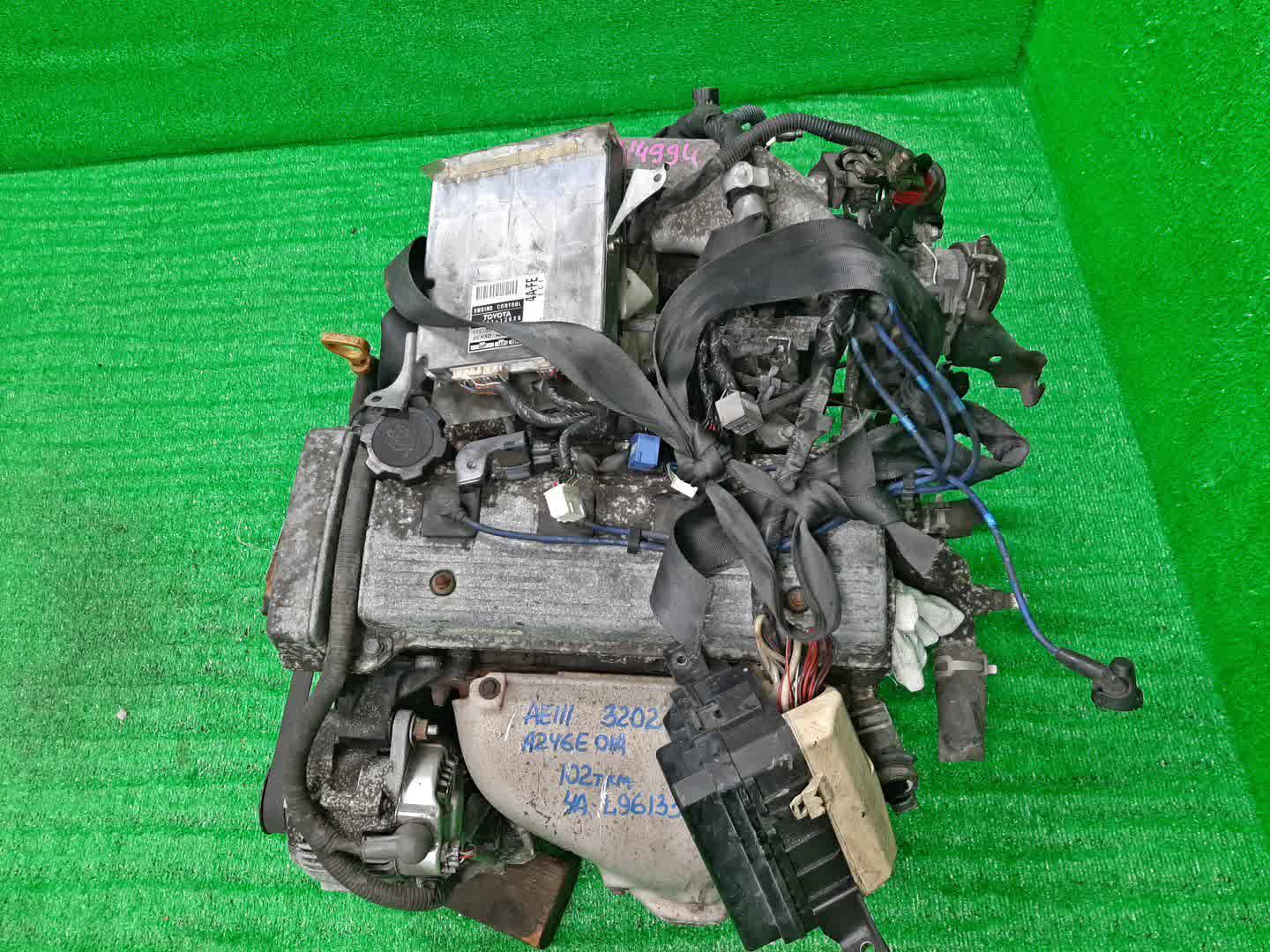 Двигатель TOYOTA SPRINTER CARIB, CERES, COROLLA, COROLLA LEVIN, SPRINTER MARINO, COROLLA SPACIO, SPRINTER, SPRINTER TRUENO AE111G, AE101, AE111, AE111N 4A-FE TPAM 1 ракурс
