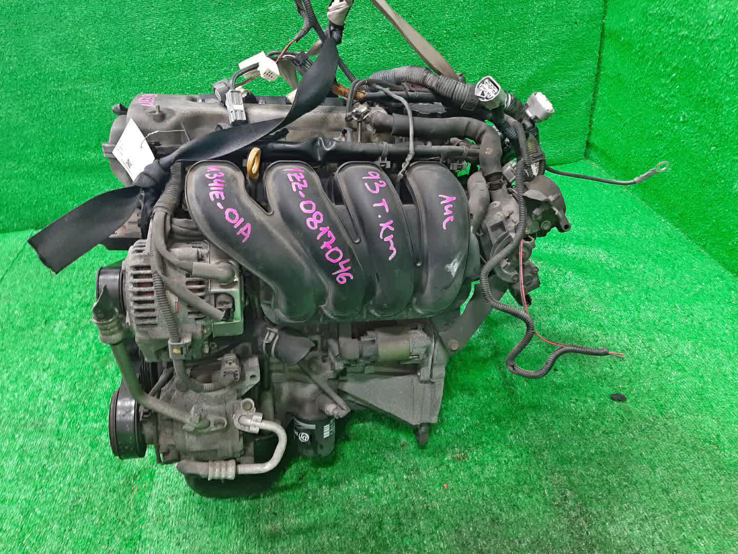 Двигатель TOYOTA COROLLA SPACIO ZZE122N 1ZZ-FE MEX 4 ракурс