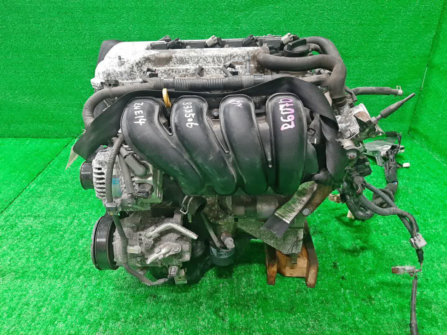 Двигатель TOYOTA COROLLA, PREMIO, COROLLA SPACIO, WISH, ALLION, COROLLA FIELDER, ALLEX, COROLLA RUNX, WILL VS ZZE124, ZZT245, ZZE124N, ZNE14G, ZZE124G, ZZE129 1ZZ-FE MEX 4 ракурс