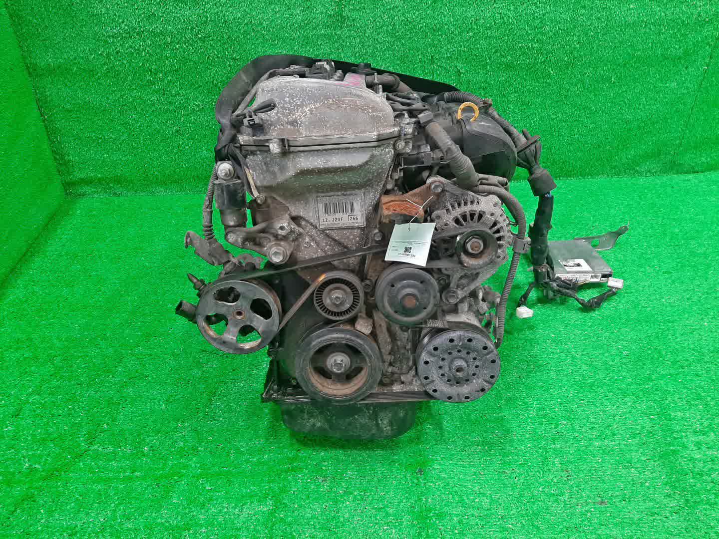 Двигатель TOYOTA COROLLA, PREMIO, COROLLA SPACIO, WISH, ALLION, COROLLA FIELDER, ALLEX, COROLLA RUNX, WILL VS ZZE124, ZZT245, ZZE124N, ZNE14G, ZZE124G, ZZE129 1ZZ-FE MEX 2 ракурс