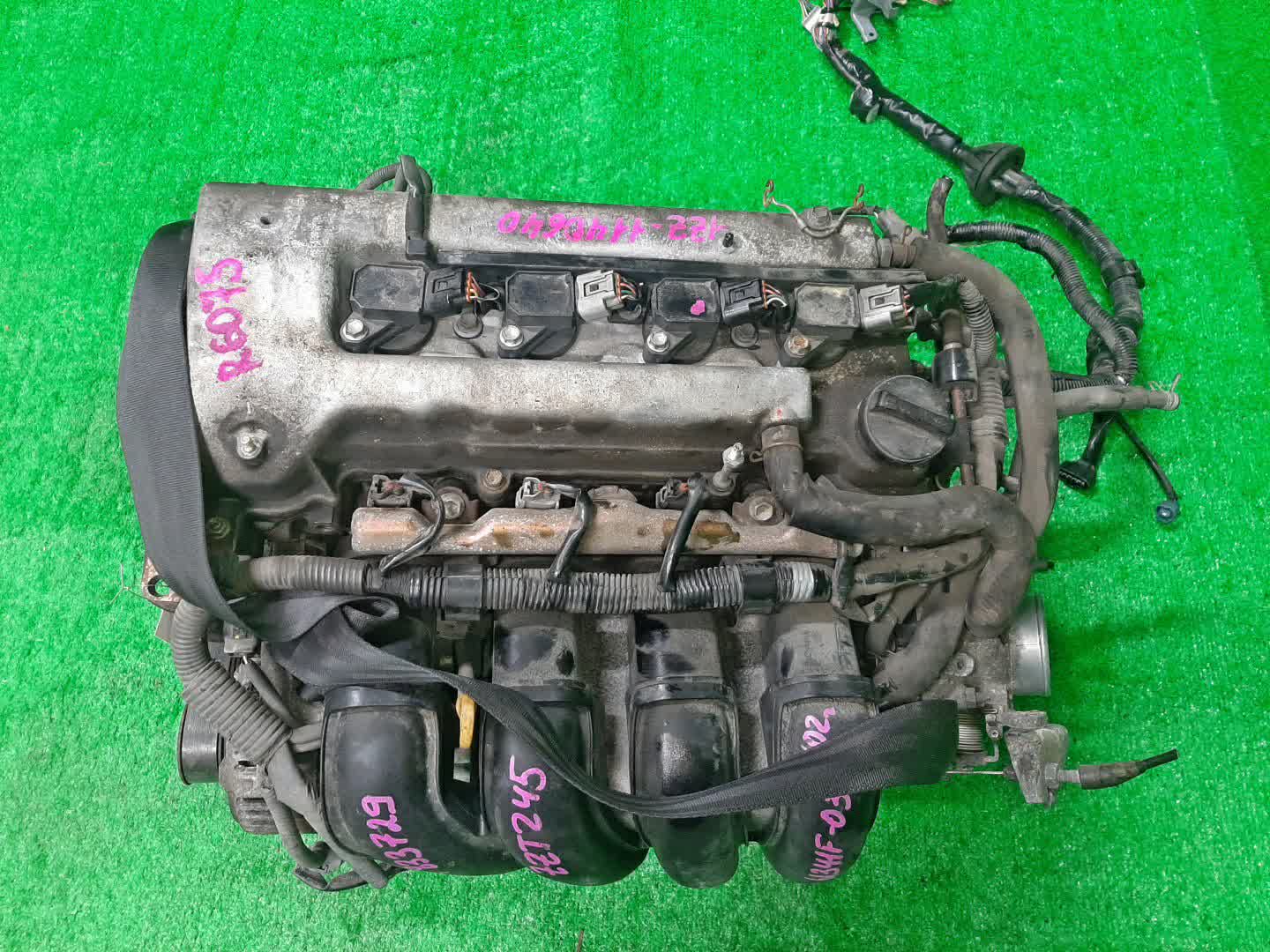 Двигатель TOYOTA COROLLA, PREMIO, COROLLA SPACIO, WISH, ALLION, COROLLA FIELDER, ALLEX, COROLLA RUNX, WILL VS ZZE124, ZZT245, ZZE124N, ZNE14G, ZZE124G, ZZE129 1ZZ-FE MEX 1 ракурс