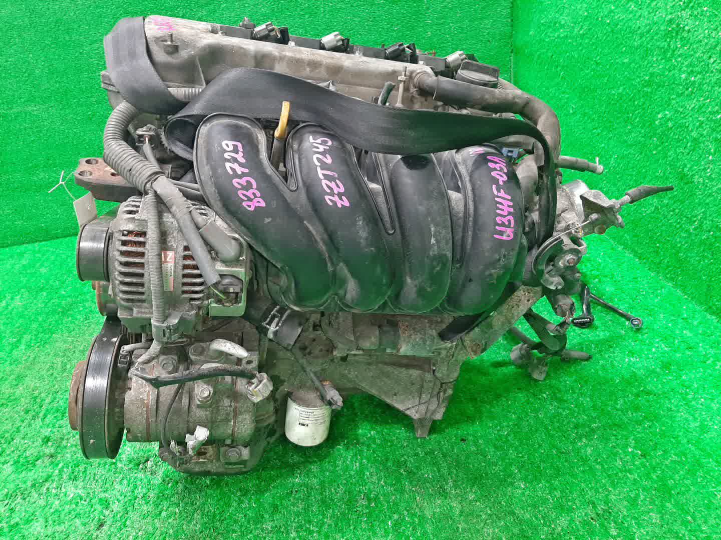 Двигатель TOYOTA COROLLA, PREMIO, COROLLA SPACIO, WISH, ALLION, COROLLA FIELDER, ALLEX, COROLLA RUNX, WILL VS ZZE124, ZZT245, ZZE124N, ZNE14G, ZZE124G, ZZE129 1ZZ-FE MEX 4 ракурс