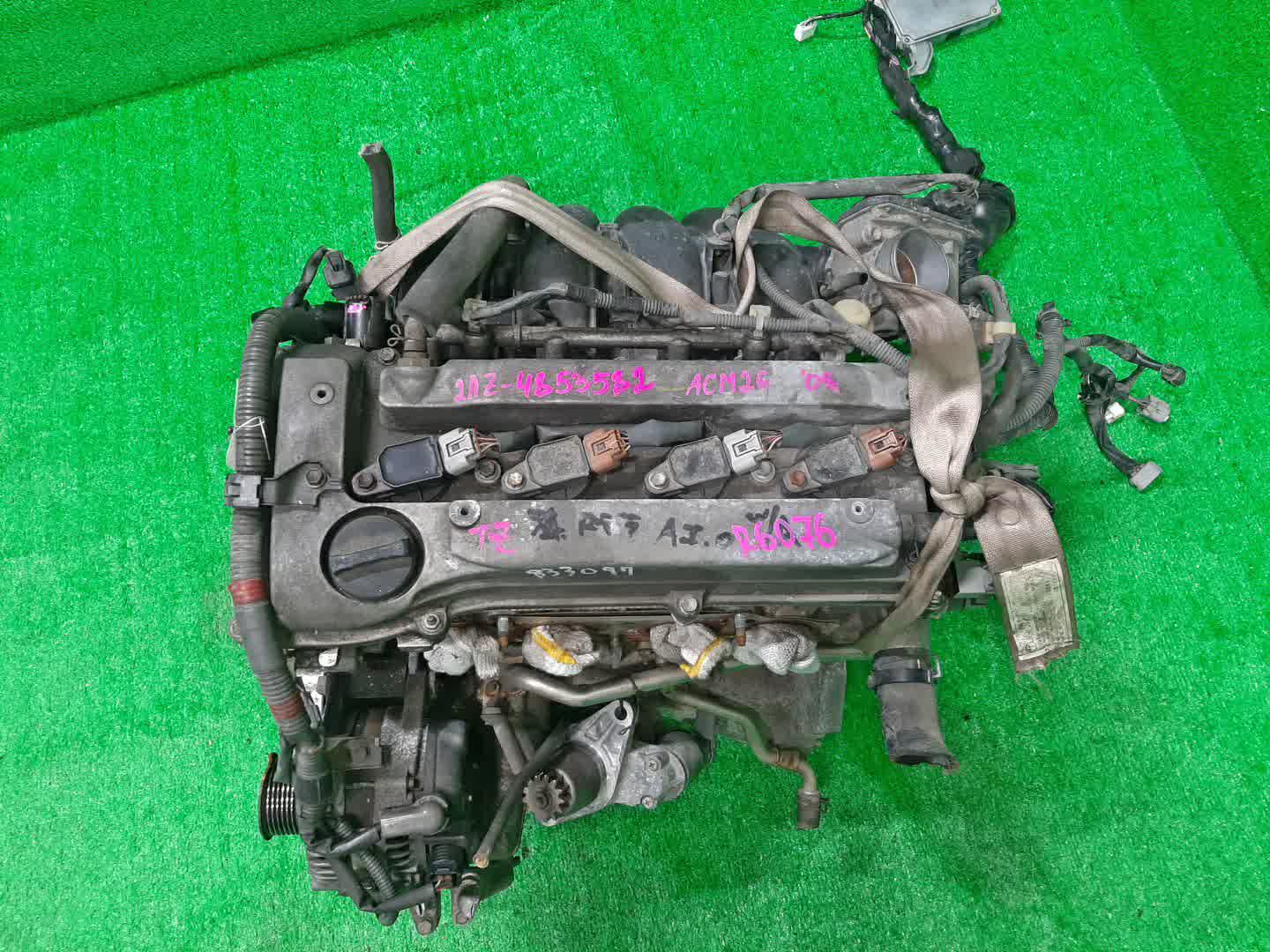 Двигатель TOYOTA IPSUM ACM21W, ACM26W 2AZ-FE ELECTRO 1 ракурс Двигатель TOYOTA IPSUM ACM21W, ACM26W 2AZ-FE ELECTRO 1 ракурс